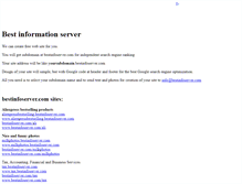 Tablet Screenshot of bestinfoserver.com